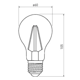 LED žarulja 11W / Prozirna
