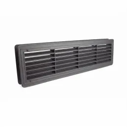Dvostrana ventilacijska rešetka za vrata 430 x 115 mm / Grafit