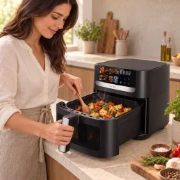 Toplovzdušna friteza ULTRON XXL - 8L / Crna