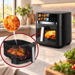 Toplovzdušna friteza ULTRON XXL - 8L / Crna