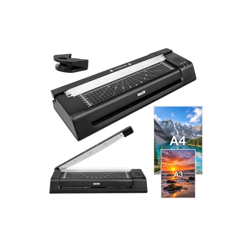 Laminator s rezačem papira EASY / Crna