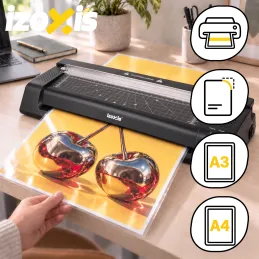 Laminator s rezačem papira EASY / Crna