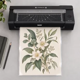 Laminator s rezačem papira EASY / Crna