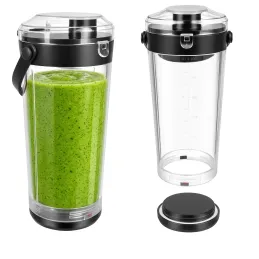 USB električni mikser ARIANO za smoothieje i koktele 600 ml / Crni
