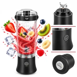 USB električni mikser ARIANO za smoothieje i koktele 600 ml / Crni