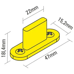 Plastična uzica / Bijela