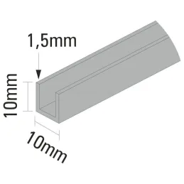 Traka C-10 za utor vrata