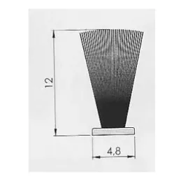 Šina za klizanje vrata u sivom boji / Siva
