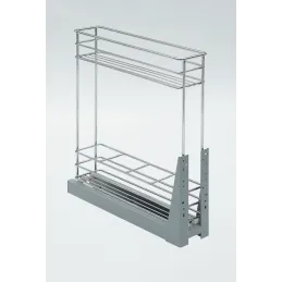 Koš za posve pomicanje ELEGANCE donji s prigušivanjem / Krom