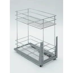 Koš za posve pomicanje ELEGANCE donji s prigušivanjem / Krom