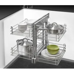 Ugaoni sustav Komfort s prigušenjem / Krom