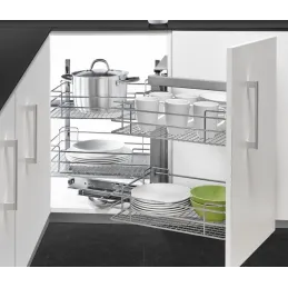 Slijepi kut KOMFORT s prigušenjem / Krom