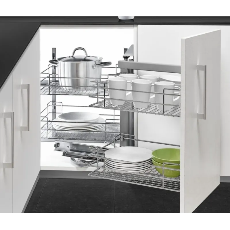 Slijepi kut KOMFORT s prigušenjem / Krom