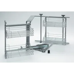 Slijepi kut KOMFORT s prigušenjem / Krom