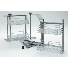 Slijepi kut KOMFORT s prigušenjem / Krom