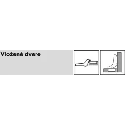 Zavjesa umetnuta SLIDE-ON s podloškom