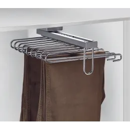 Izvlačni vješalica za hlače / Sjajni krom