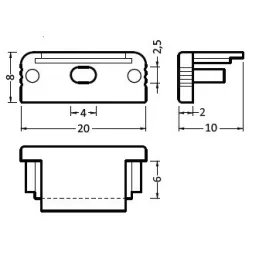 Nastavak SURFACE10 BC/UX (par)
