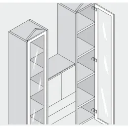 MINI viseći nosač CLIP TOP 94°