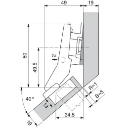 Klip za poluotvorene vrhove CLIP TOP s amortizacijom