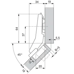 Klip za poluotvorene vrhove CLIP TOP s amortizacijom