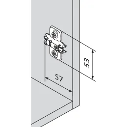 Unakrsna podloška s EURO vijcima