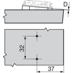 Klin ispod podloške +5°