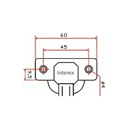 Krilo 45° SLIDE-ON s podloškom