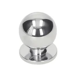 Gumb BALL 20 mm / sjajni krom