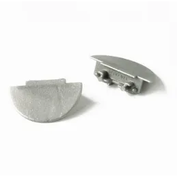 Set završetaka za profil Groove 10 BC/UX polukružni / Par