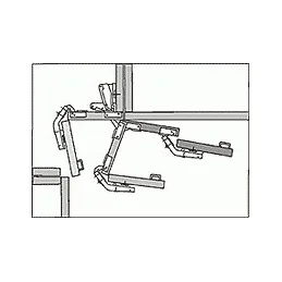 Zavjesa 135° SLIDE-ON s podloškom