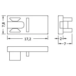 Set završetaka za profil HI8 C1 / Par