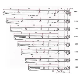 Obični izvlačni sustav s kotačićima - saten