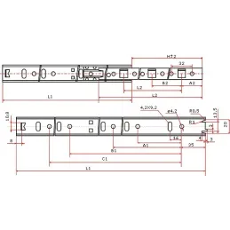 Podni nosač ležaja 27mm
