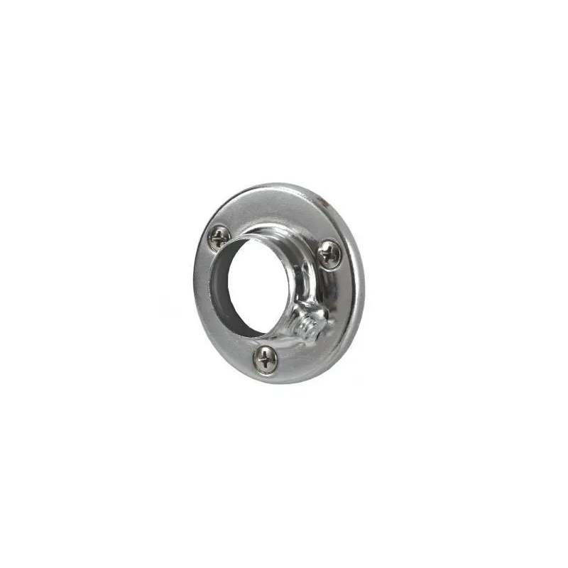 Krajnji dio za vješalice - okrugli / sjajni krom