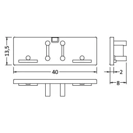 Krajnji dio za profil BACK10