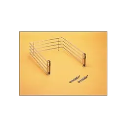 Izvlačna 3-strana rešetka za ploču / sjajni krom