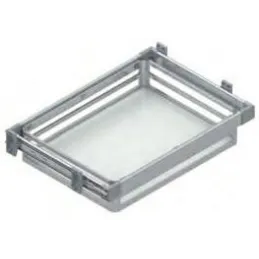 Izvlačna košara za ormar s amortizacijom / aluminij