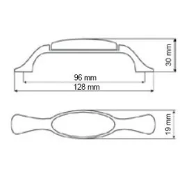 Ručka DIVERSO / Antikno zlato