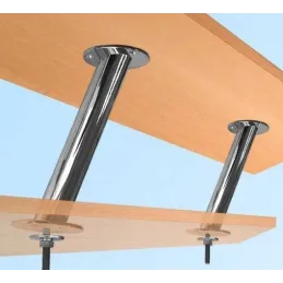 Potpora za bar pult - koso / Sjajni krom