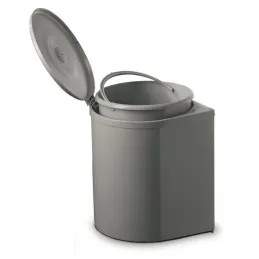 Klasična okrugla kanta za smeće KLASIK 13L / Siva