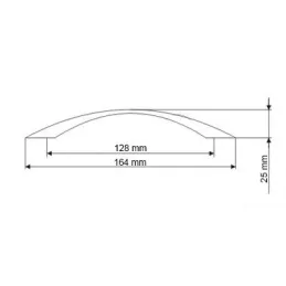 Ručka SILKE / Aluminij