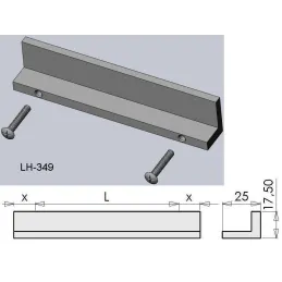 Aluminijska drška HELSING / aluminij