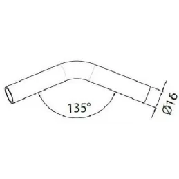 135° kutni element za viseću šipku