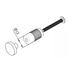 Krajnji nosač za viseću šipku