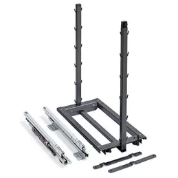 Potpuno izvlačljiva košara Dispensa junior III / Antracit