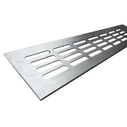 Rešetka za ventilaciju 80mm brušeni aluminij