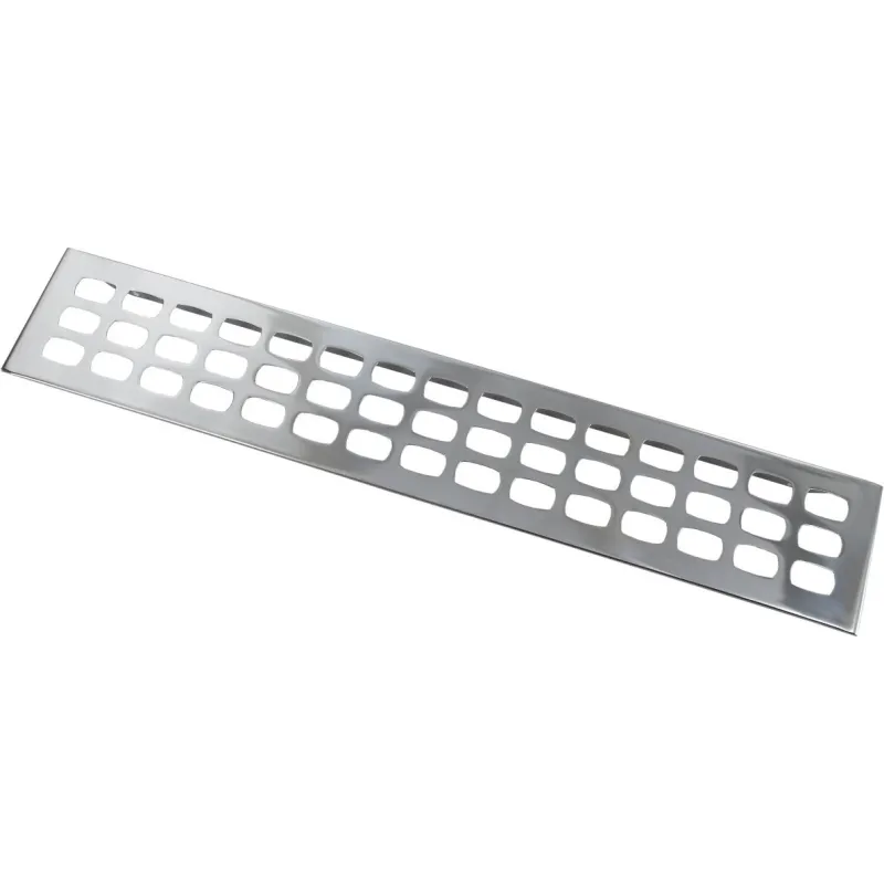 Rešetka za ventilaciju 400 x 70 krom