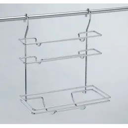 Viseća polica za papir i foliju / Krom