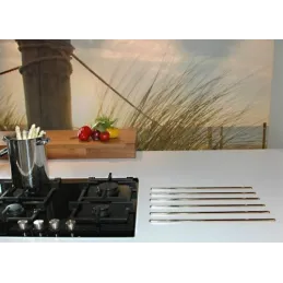 Samoljepljiva osnovna šipka / Nehrđajući čelik - set od 6 komada